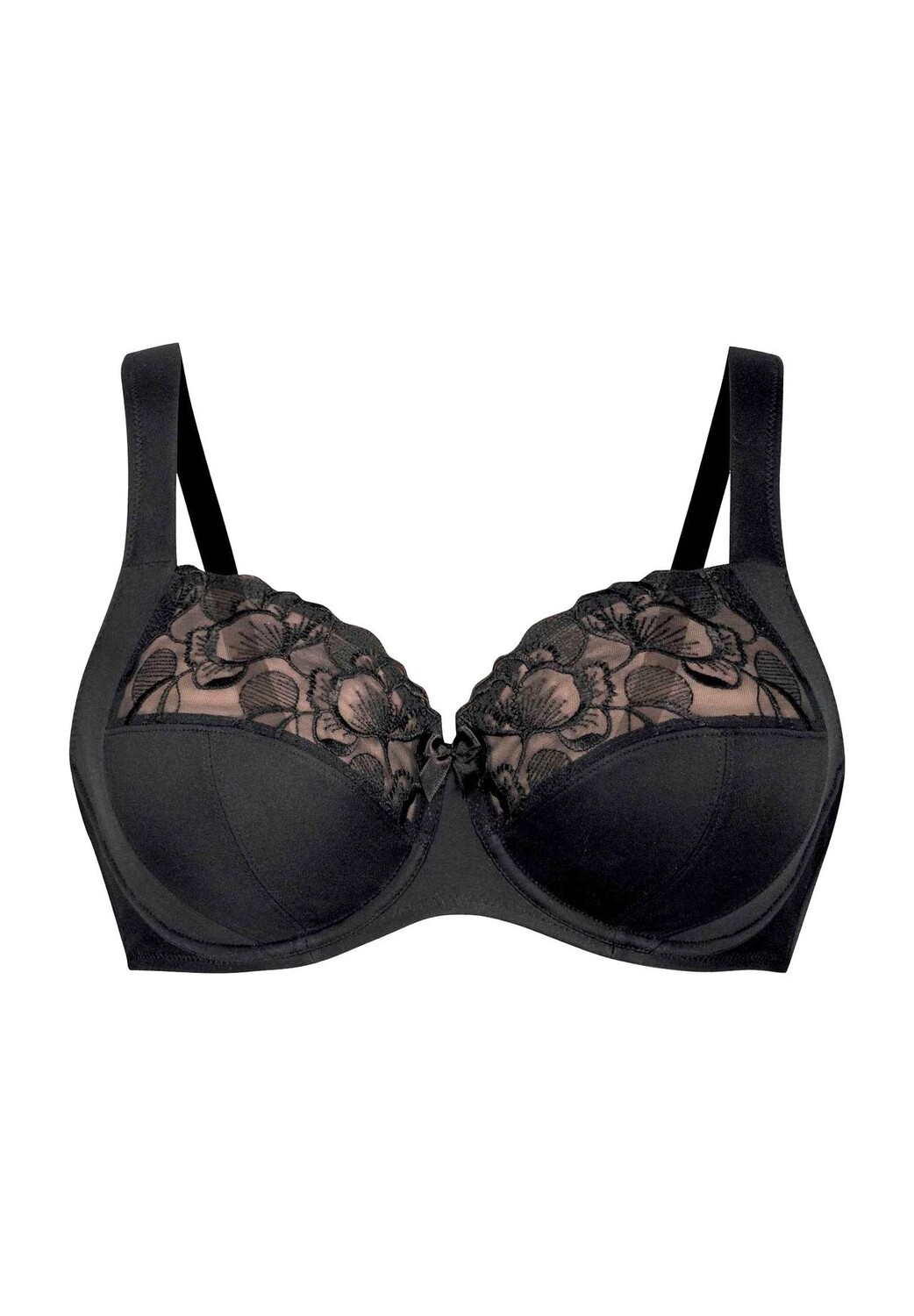 Женский кружевной бюстгальтер на косточках Lucia с бантом Anita, черный
Женский кружевной бюстгальтер на косточках Lucia с бантом Anita, черный