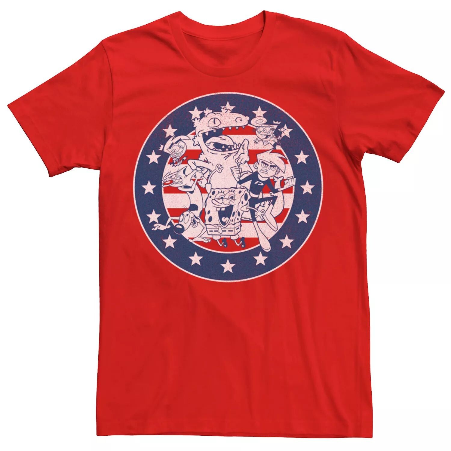 Мужская футболка с изображением круга Nickelodeon Americana Licensed Character
Мужская футболка с изображением круга Nickelodeon Americana Licensed Character