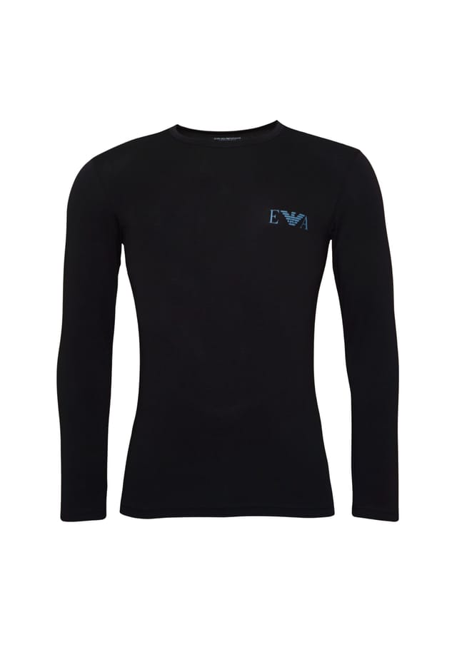 Рубашка с длинными рукавами Emporio Armani, черный
Рубашка с длинными рукавами Emporio Armani, черный