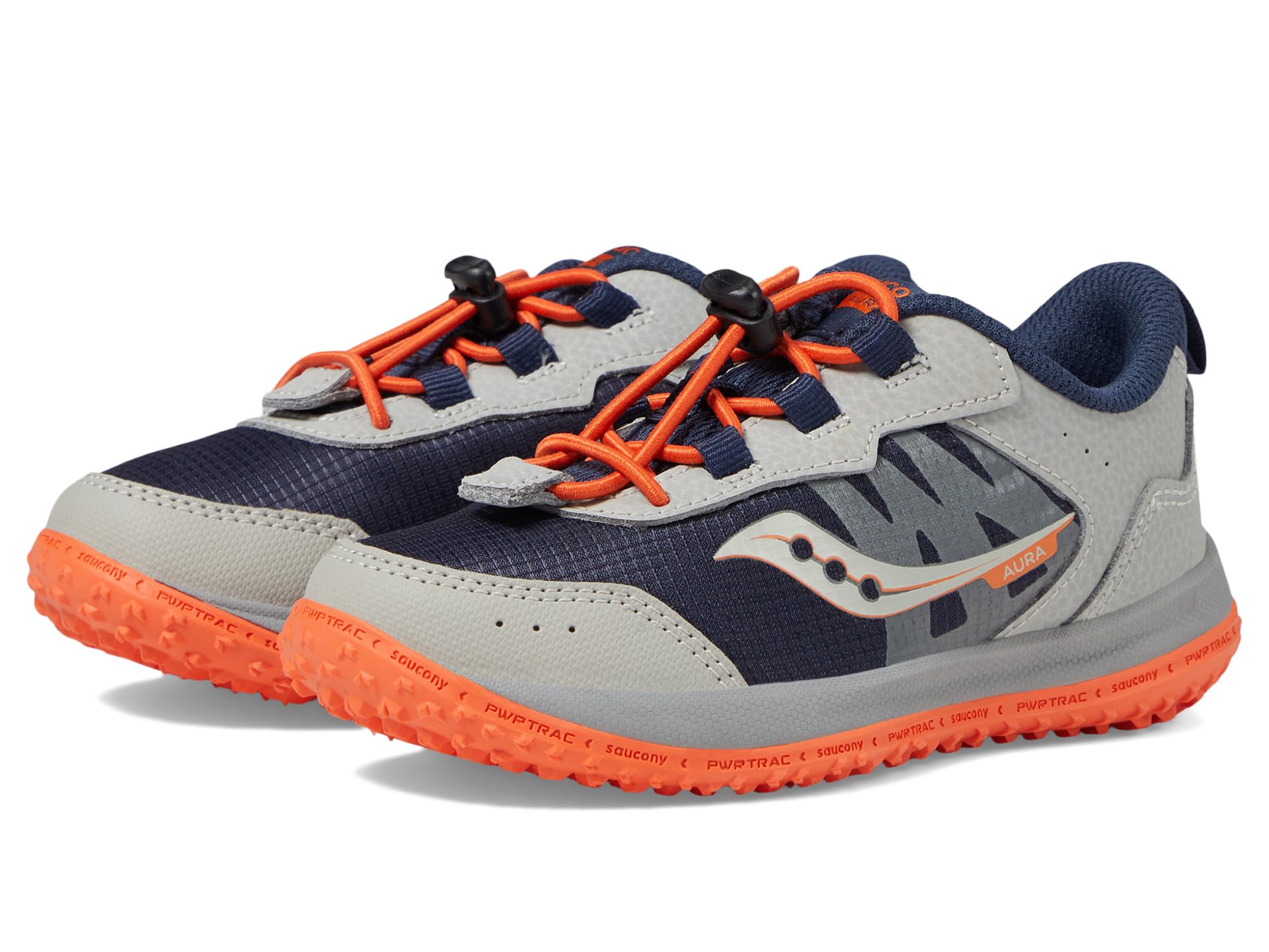 Кроссовки Saucony Kids Aura Kdz, Grey/Orange/Navy
Кроссовки Saucony Kids Aura Kdz, Grey/Orange/Navy