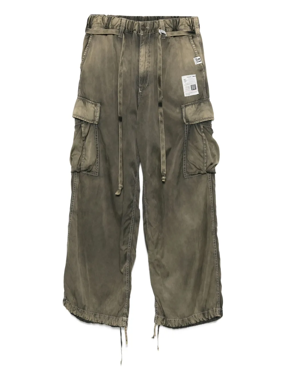 Брюки карго с кулиской Maison Mihara Yasuhiro, зеленый
Брюки карго с кулиской Maison Mihara Yasuhiro, зеленый