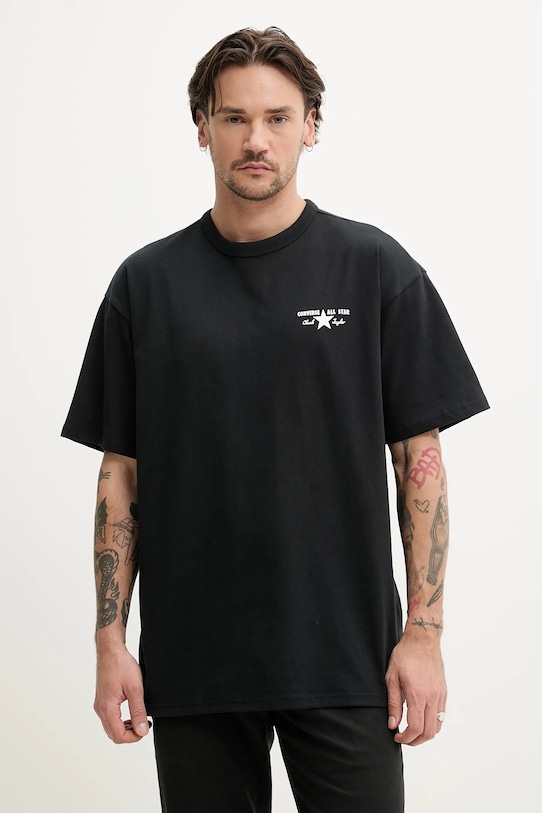 Хлопковая футболка Converse, черный
Хлопковая футболка Converse, черный
