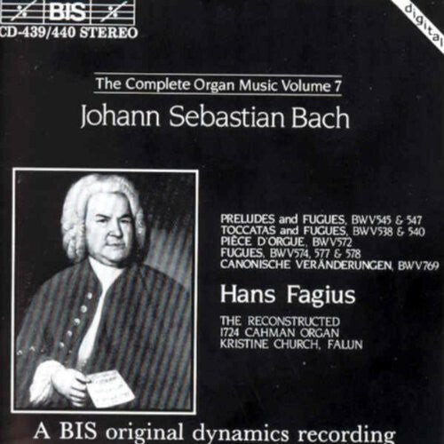 CD диск Bach / Fagius: Organ Works 7 
CD диск Bach / Fagius: Organ Works 7