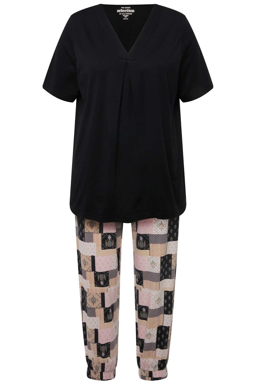 Пижама Ulla Popken Pajama, черный 
Пижама Ulla Popken Pajama, черный