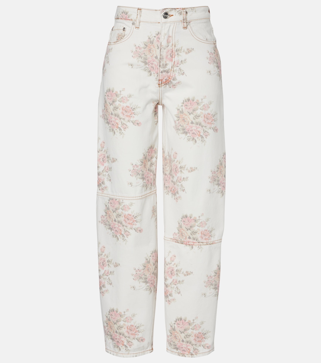 Джинсы Stary с цветочным принтом и средней посадкой, удлиненные Ganni, Egret
Джинсы Stary с цветочным принтом и средней посадкой, удлиненные Ganni, Egret