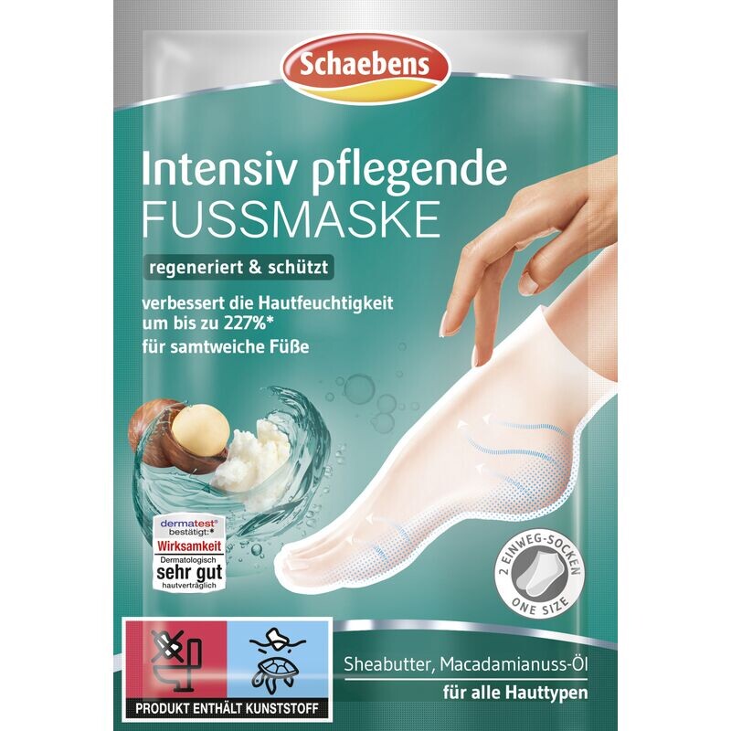 Интенсивно питательная маска для ног Schaebens, 2 шт.
Интенсивно питательная маска для ног Schaebens, 2 шт.