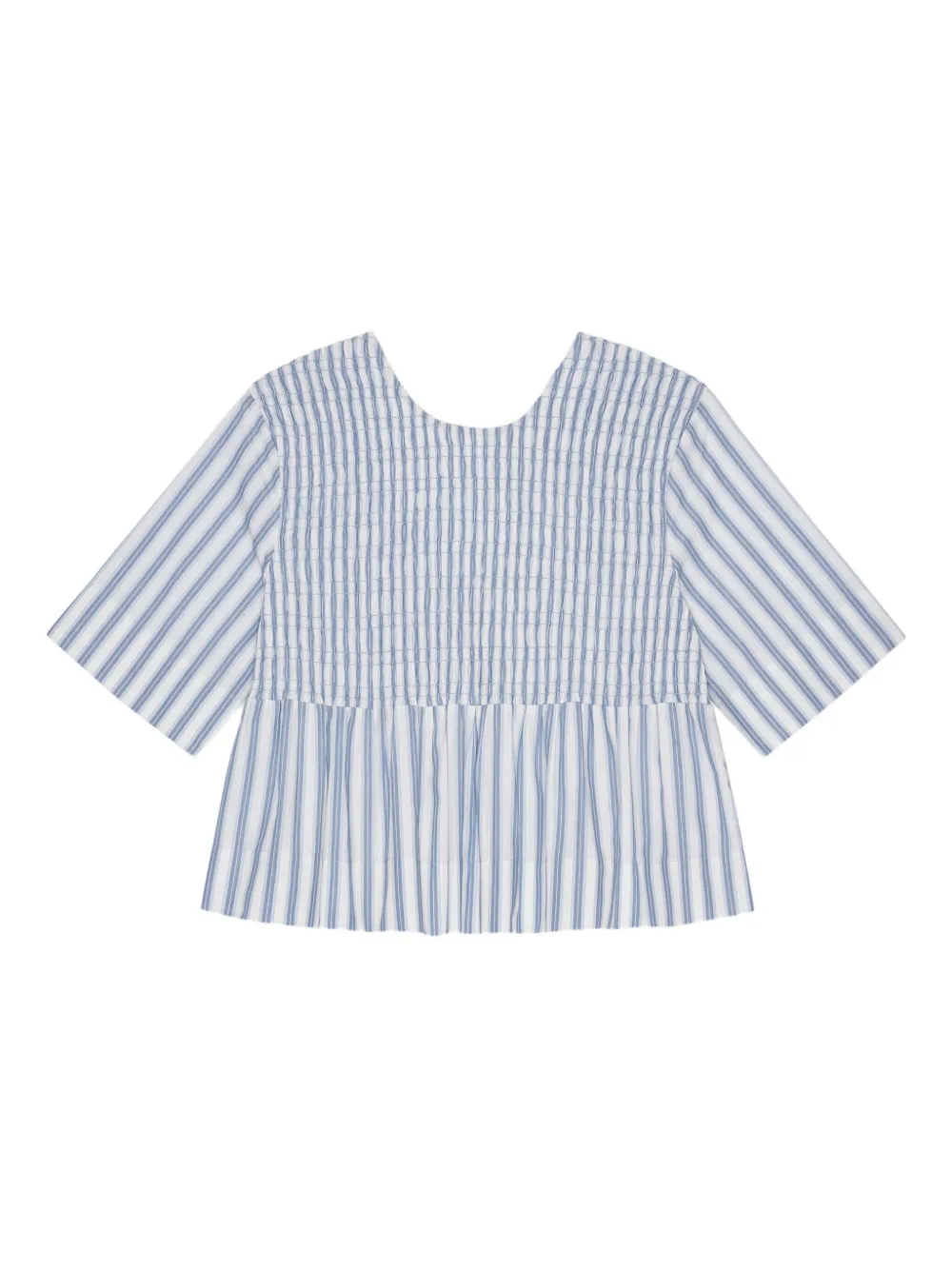 Блузка в полоску Ganni, синий
Блузка в полоску Ganni, синий