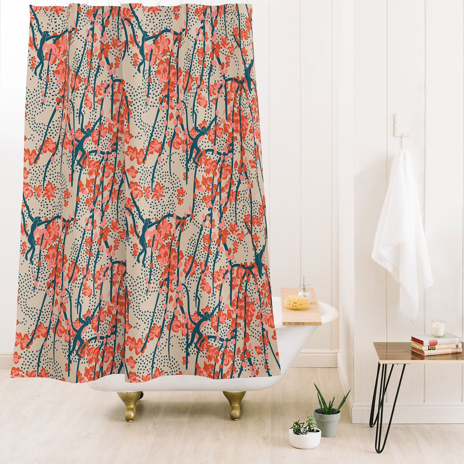 Занавеска для душа Holli Zollinger Bengal Cora Monkey Deny Designs, цвет Liner Included
Занавеска для душа Holli Zollinger Bengal Cora Monkey Deny Designs, цвет Liner Included