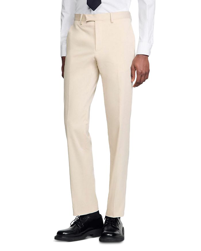 Классические брюки для костюма Sandro, слоновая кость/кремовый
Классические брюки для костюма Sandro, слоновая кость/кремовый