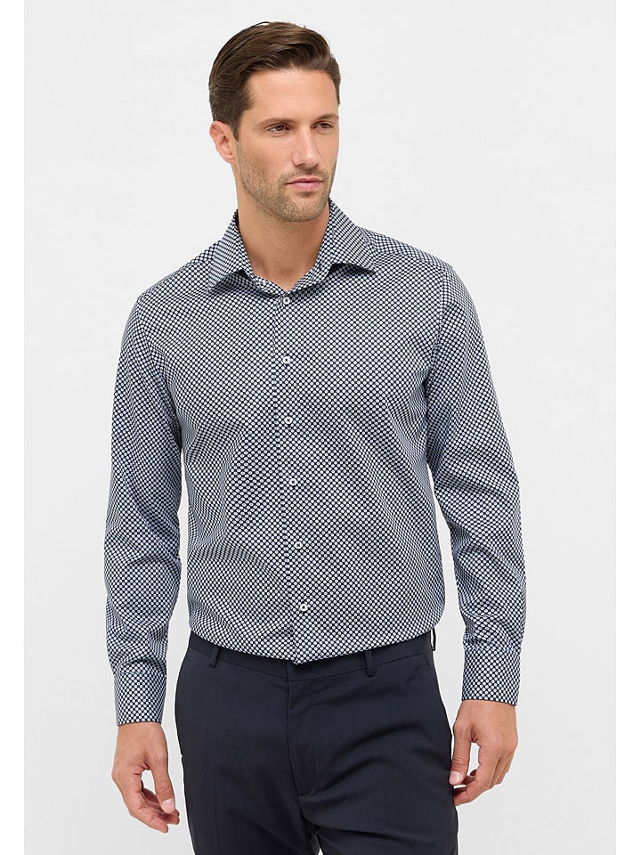 Eterna Рубашка - современный крой - темно-синего цвета
Eterna Рубашка - современный крой - темно-синего цвета