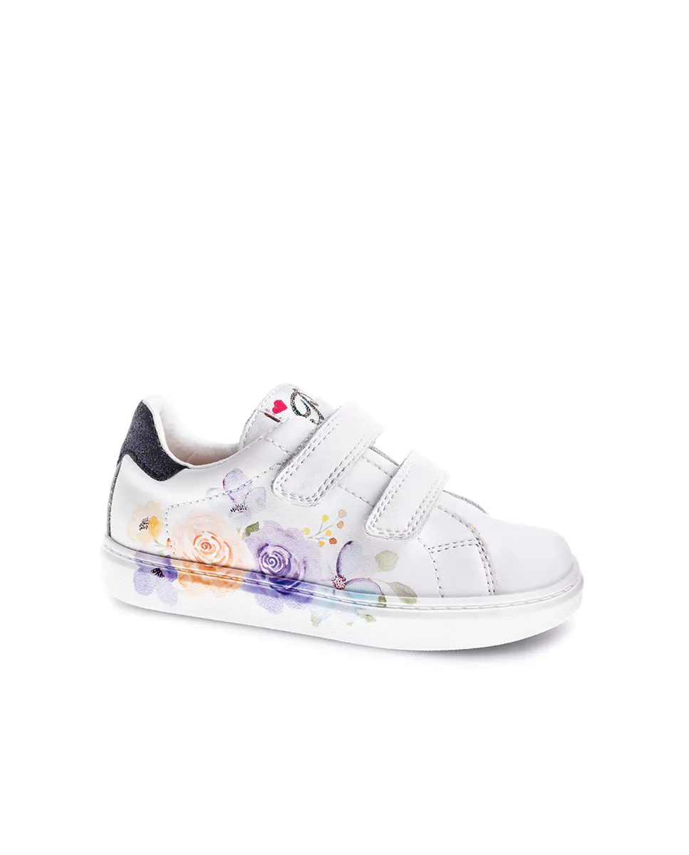 Кроссовки кожаные для девочек с застежкой-липучкой Pablosky, белый
Кроссовки кожаные для девочек с застежкой-липучкой Pablosky, белый