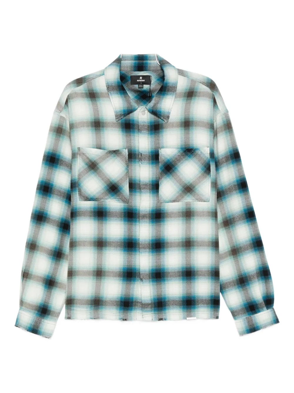 Рубашка в клетку Represent, белый
Рубашка в клетку Represent, белый