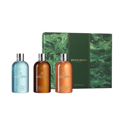 Подарочный набор гелей для душа Woody Aromatic Body Care Collection Molton Brown
Подарочный набор гелей для душа Woody Aromatic Body Care Collection Molton Brown