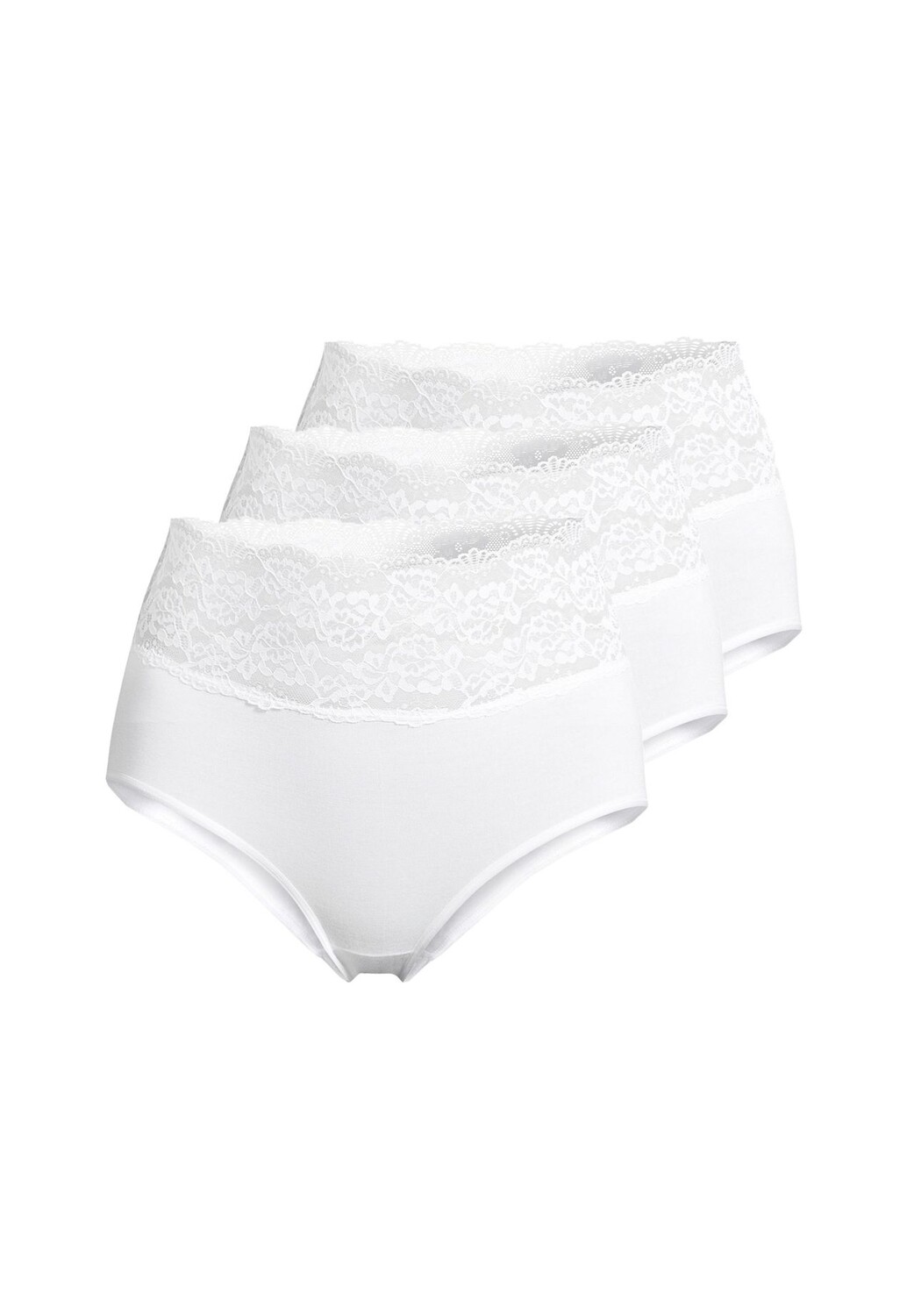 Трусики на пояс, комплект из 3 шт Romance Nina von C., белый 
Трусики на пояс, комплект из 3 шт Romance Nina von C., белый