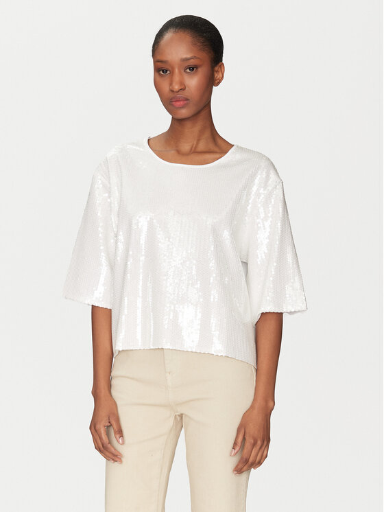 Футболка свободного кроя Gardone 2513971024 Marella, экрю 
Футболка свободного кроя Gardone 2513971024 Marella, экрю