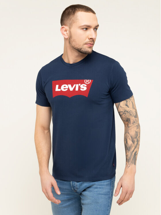 Футболка стандартного кроя Levi's, синий 
Футболка стандартного кроя Levi's, синий