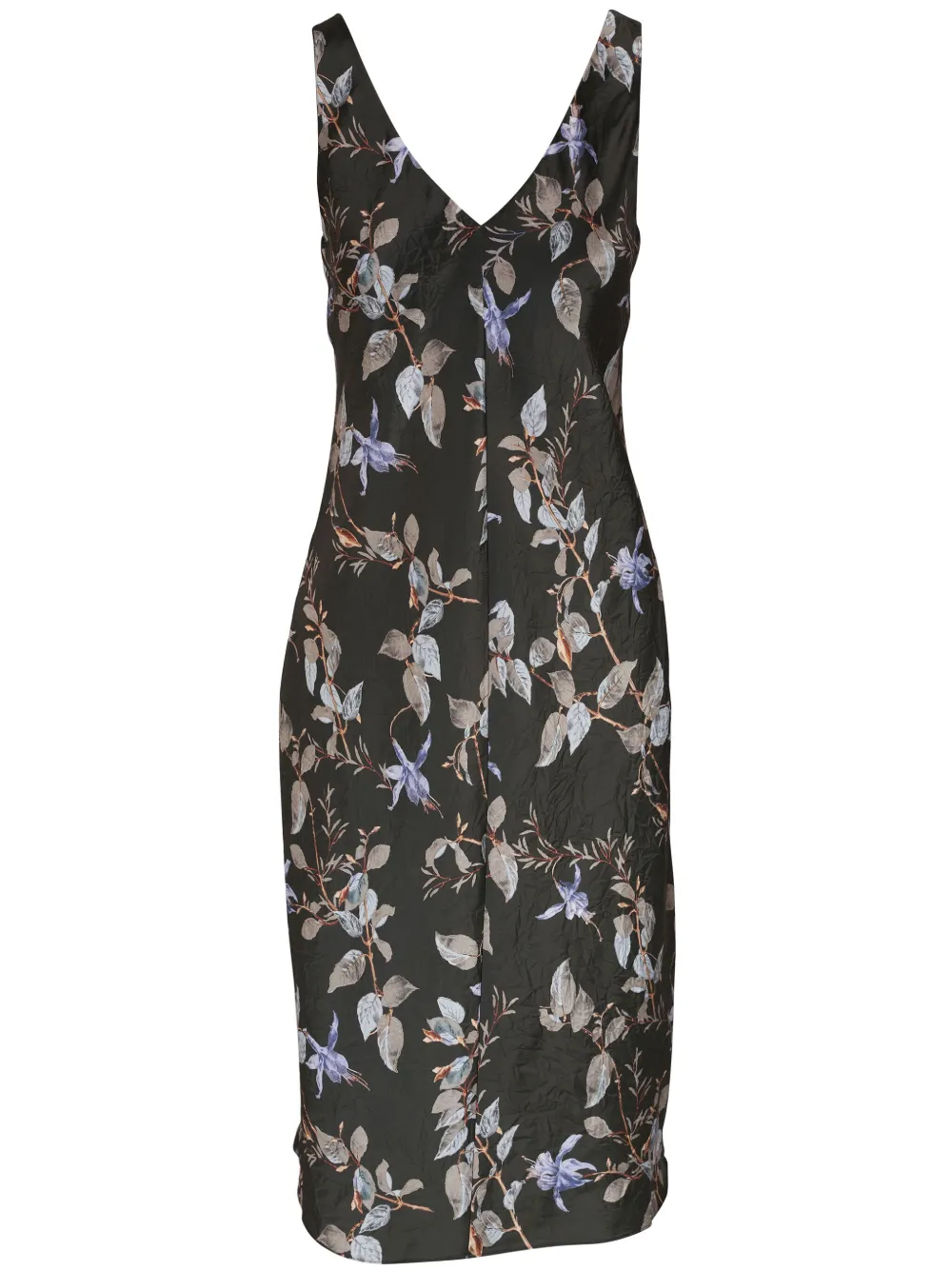 Атласное платье миди с цветочным принтом Vince, синий
Атласное платье миди с цветочным принтом Vince, синий