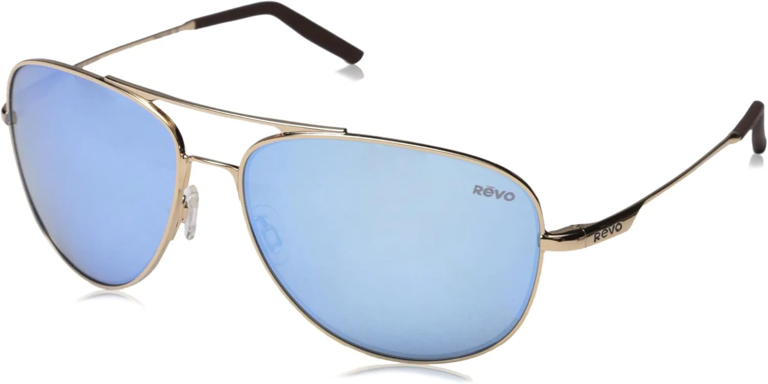 Солнцезащитные очки Revo Unisex RE 3087 Windspeed Aviator с поляризованными линзами и защитой от УФ-излучения, золотистая оправа, линзы Blue Water, Gold Frame
Солнцезащитные очки Revo Unisex RE 3087 Windspeed Aviator с поляризованными линзами и защитой от УФ-излучения, золотистая оправа, линзы Blue Water, Gold Frame