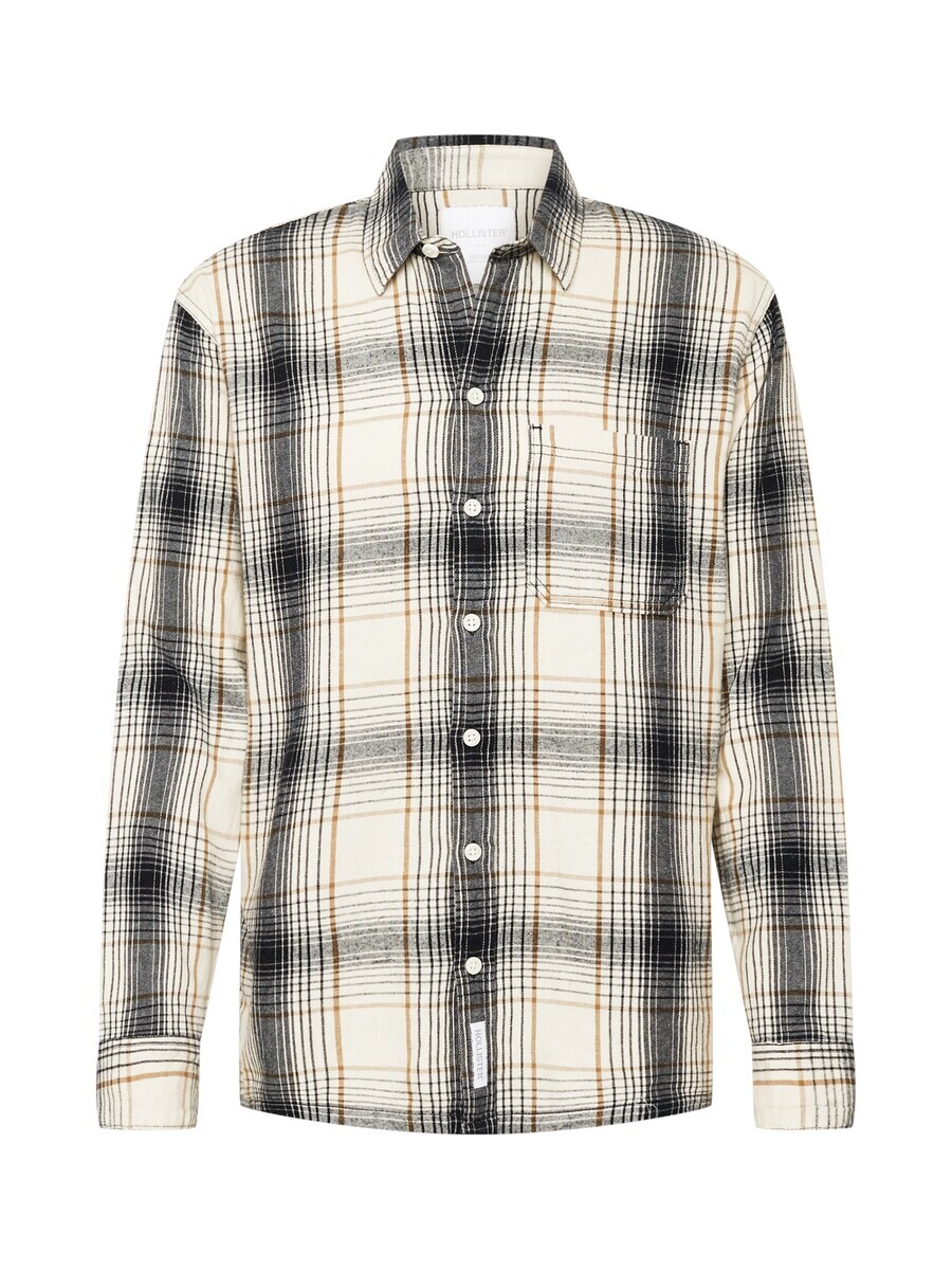 Рубашка на пуговицах стандартного кроя Hollister, бежевый
Рубашка на пуговицах стандартного кроя Hollister, бежевый