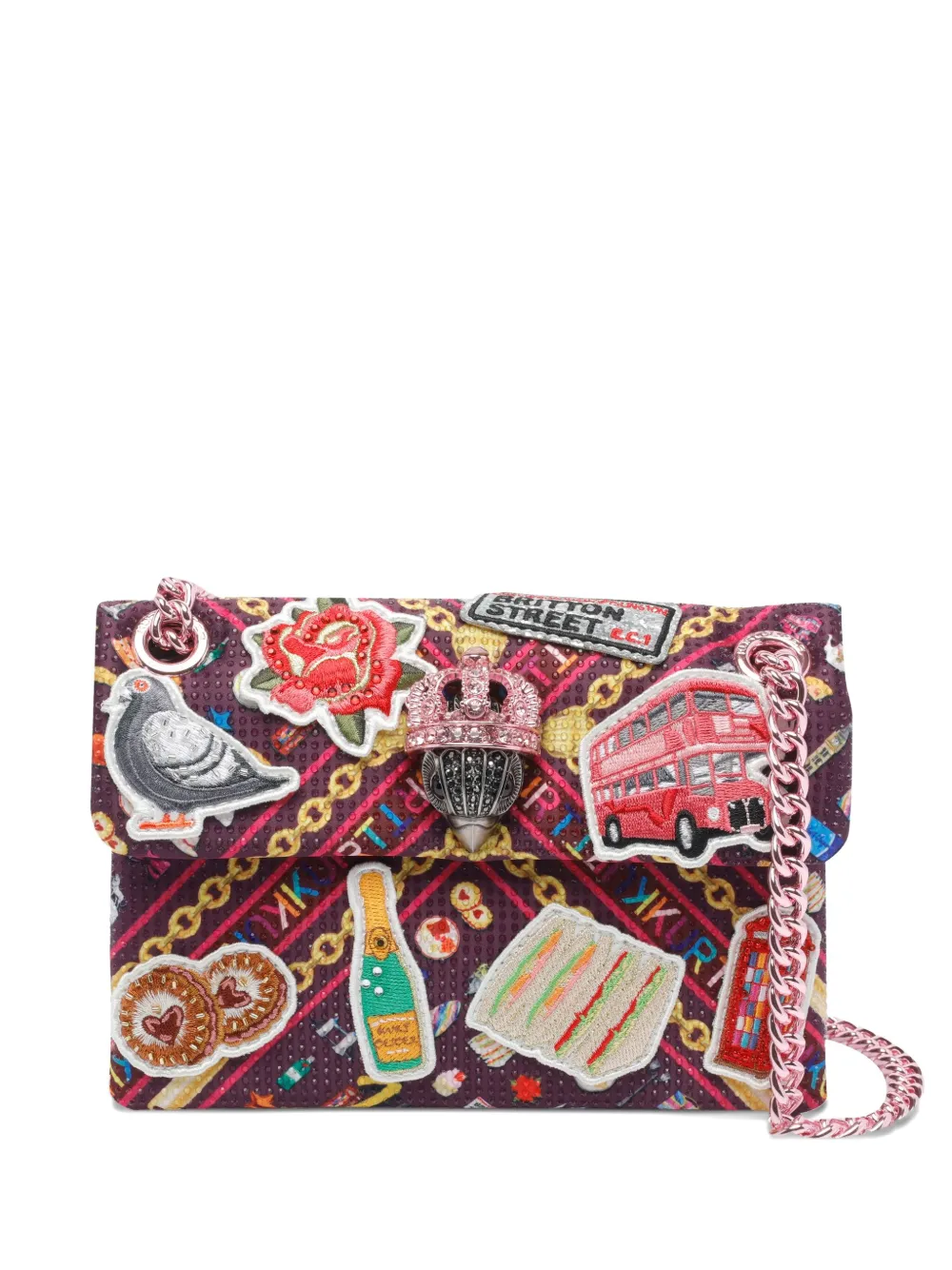 Сумка на плечо Kensington Kurt Geiger London, розовый
Сумка на плечо Kensington Kurt Geiger London, розовый