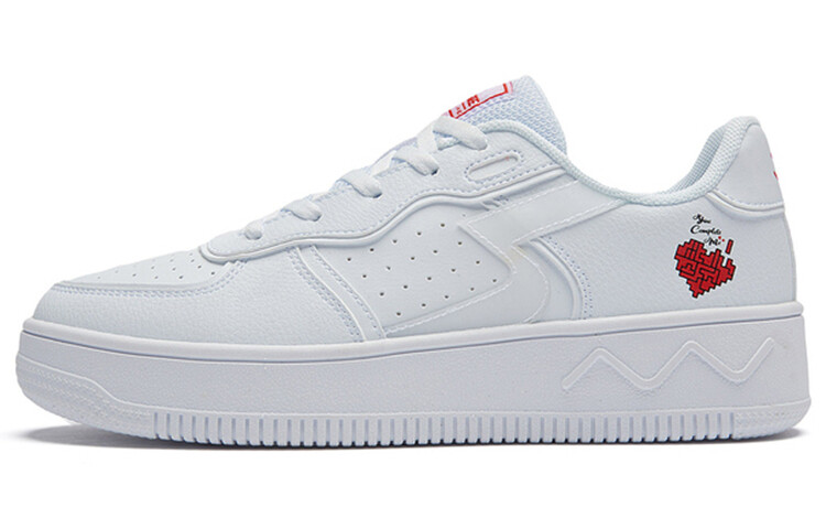 Кеды, скейтборд обувь женская низкая белый/красный 361°
Кеды, скейтборд обувь женская низкая белый/красный 361°