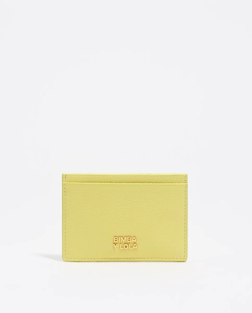 Женский кошелек из кожи кислотно-желтого цвета Bimba y Lola
Женский кошелек из кожи кислотно-желтого цвета Bimba y Lola