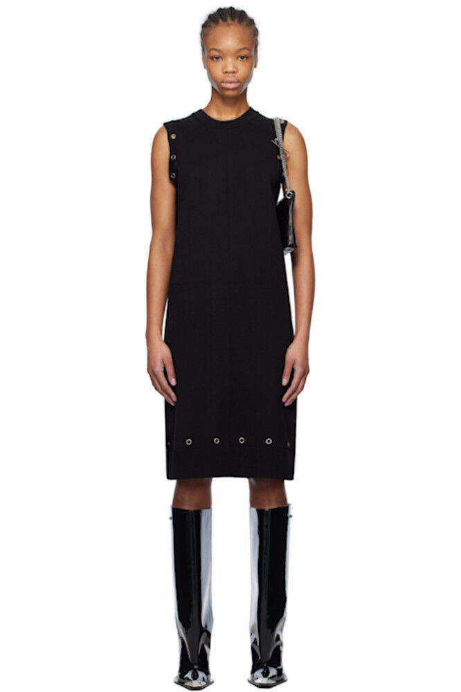 Черное мини-платье с люверсами We11done
Черное мини-платье с люверсами We11done