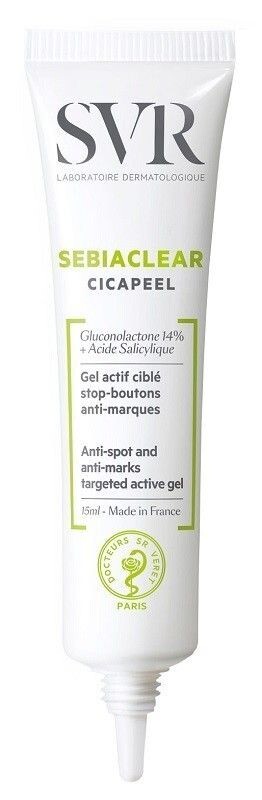 SVR Sebiaclear Cicapeel гель для лица, 15 ml
SVR Sebiaclear Cicapeel гель для лица, 15 ml