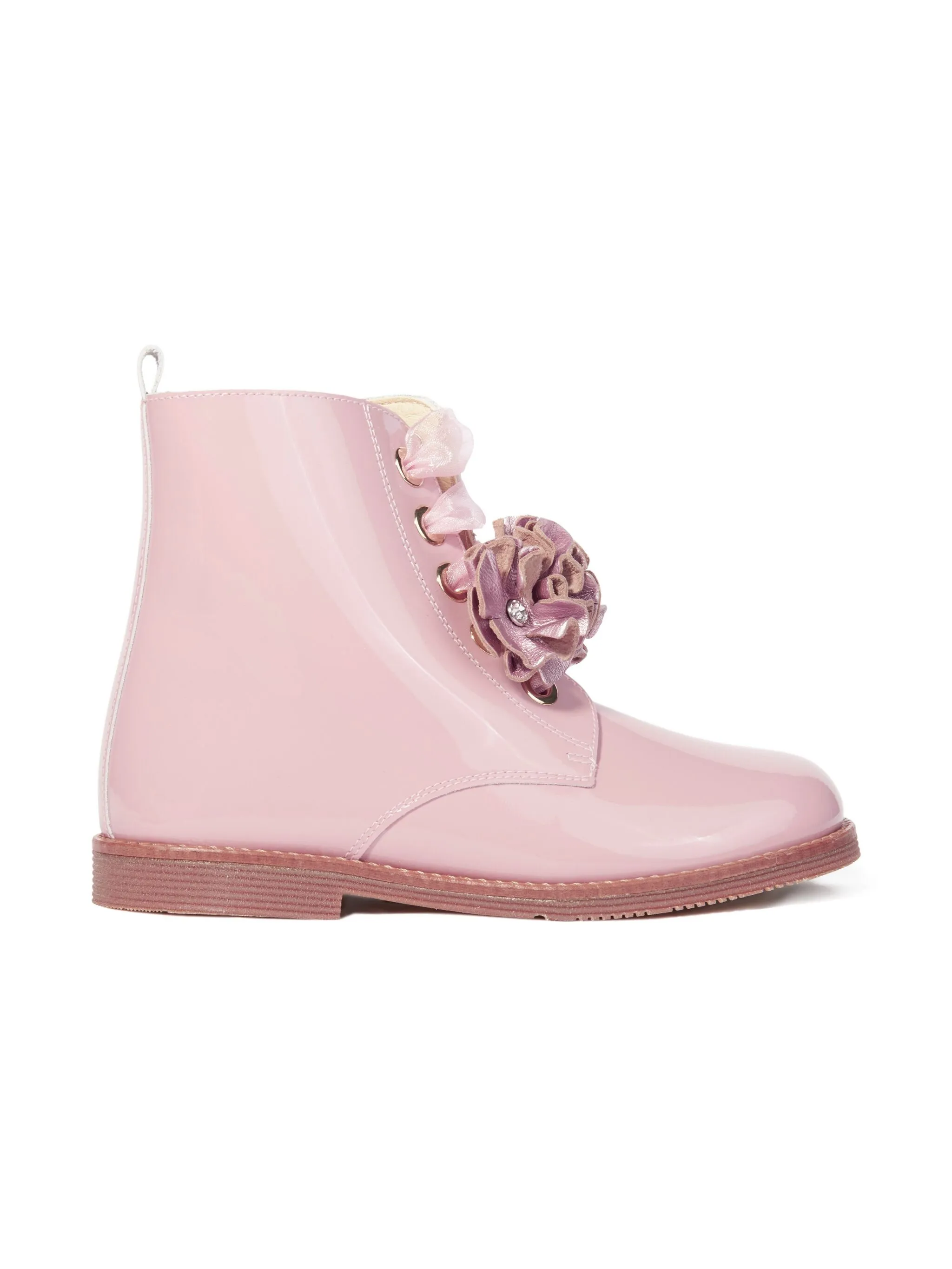 Ботинки на шнуровке с оборками Andanines, розовый
Ботинки на шнуровке с оборками Andanines, розовый