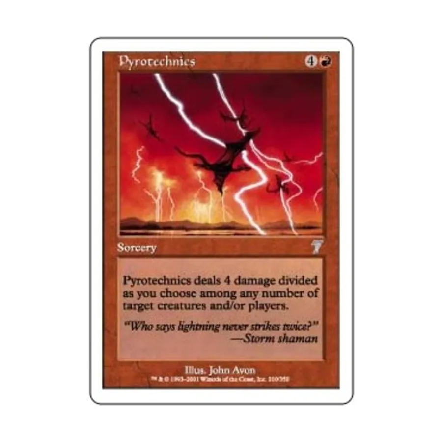 CCG Пиротехника (У), MTG - 7th Edition
CCG Пиротехника (У), MTG - 7th Edition