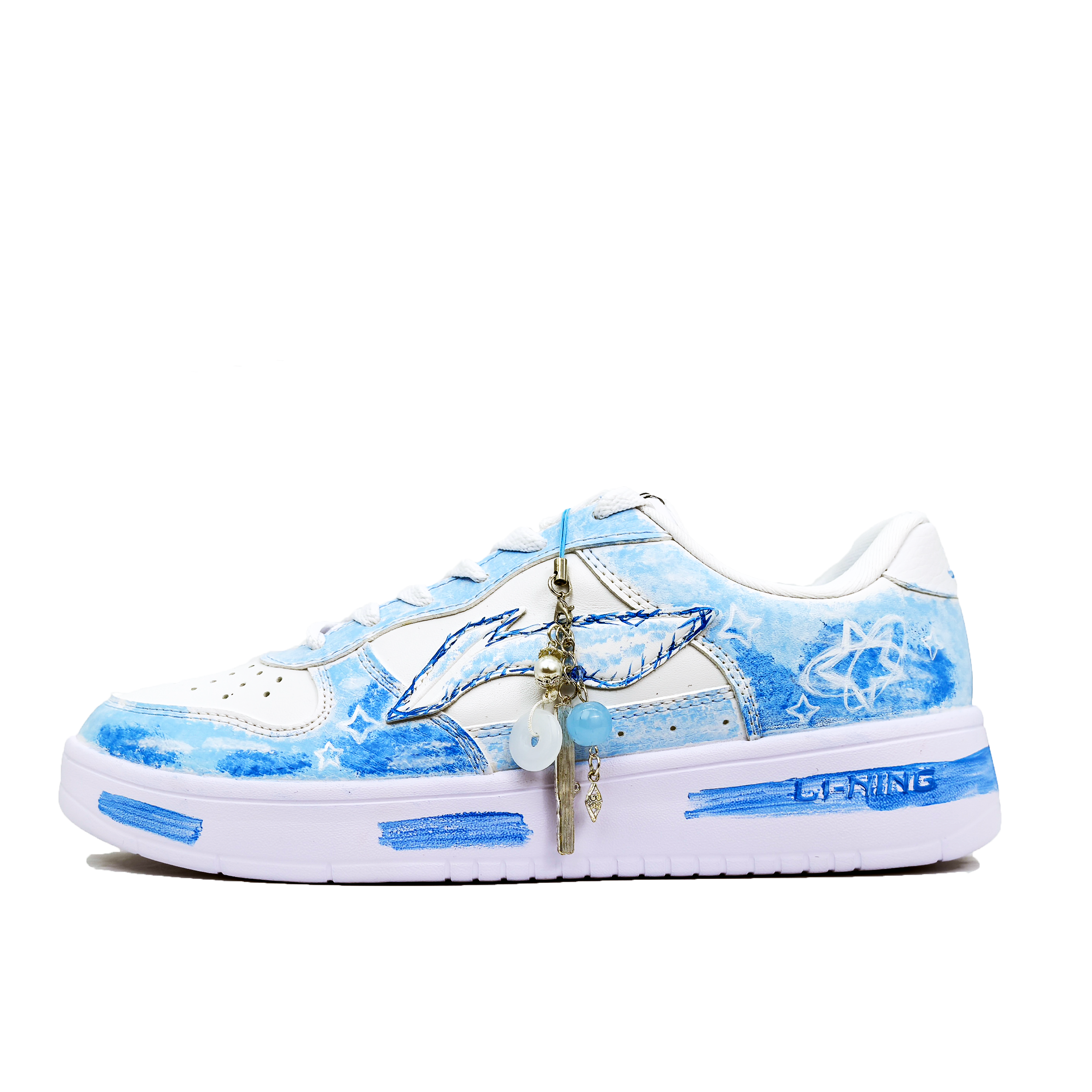 LINING Кроссовки для скейтбординга Pontoon Boats с износостойким амортизирующим покрытием, низкие, мужские, небесно-голубые
LINING Кроссовки для скейтбординга Pontoon Boats с износостойким амортизирующим покрытием, низкие, мужские, небесно-голубые