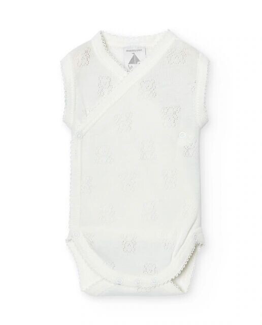 Набор из 2 ажурных детских боди без рукавов с мишками Babidú, бежевый
Набор из 2 ажурных детских боди без рукавов с мишками Babidú, бежевый