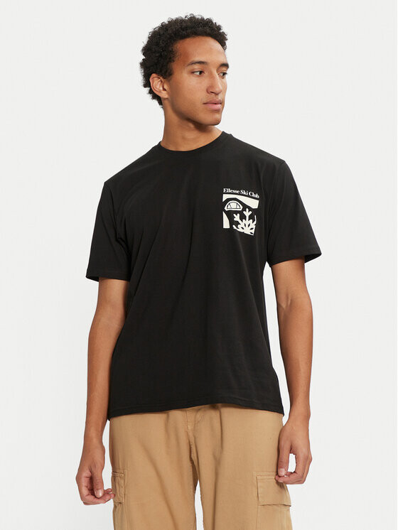 Футболка стандартного кроя Ellesse, черный 
Футболка стандартного кроя Ellesse, черный