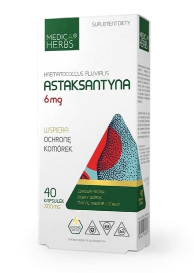 Medica Herbs, Астаксантин, здоровая кожа, 6 мг
Medica Herbs, Астаксантин, здоровая кожа, 6 мг