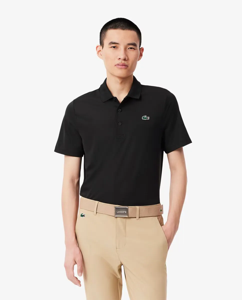 Мужское поло для гольфа прямого кроя с защитой от ультрафиолета Lacoste, черный
Мужское поло для гольфа прямого кроя с защитой от ультрафиолета Lacoste, черный