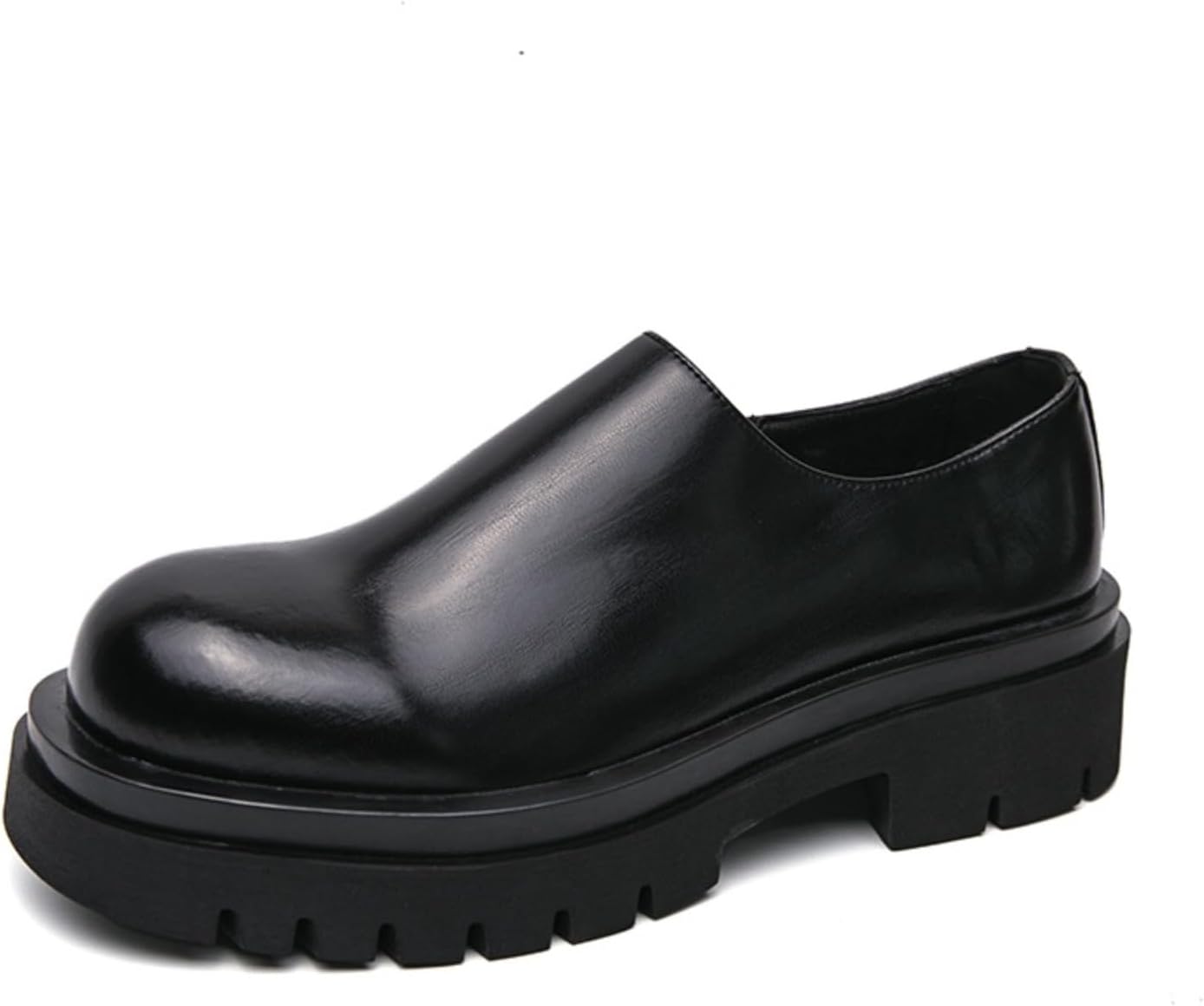 Мужские слипоны-лоаферы с боковой молнией, из ПУ-кожи, с круглым носком, массивной подошвой, удобные повседневные туфли для мужчин, современная деловая повседневная роскошная обувь на щиколотку Foapts, черный
Мужские слипоны-лоаферы с боковой молнией, из ПУ-кожи, с круглым носком, массивной подошвой, удобные повседневные туфли для мужчин, современная деловая повседневная роскошная обувь на щиколотку Foapts, черный