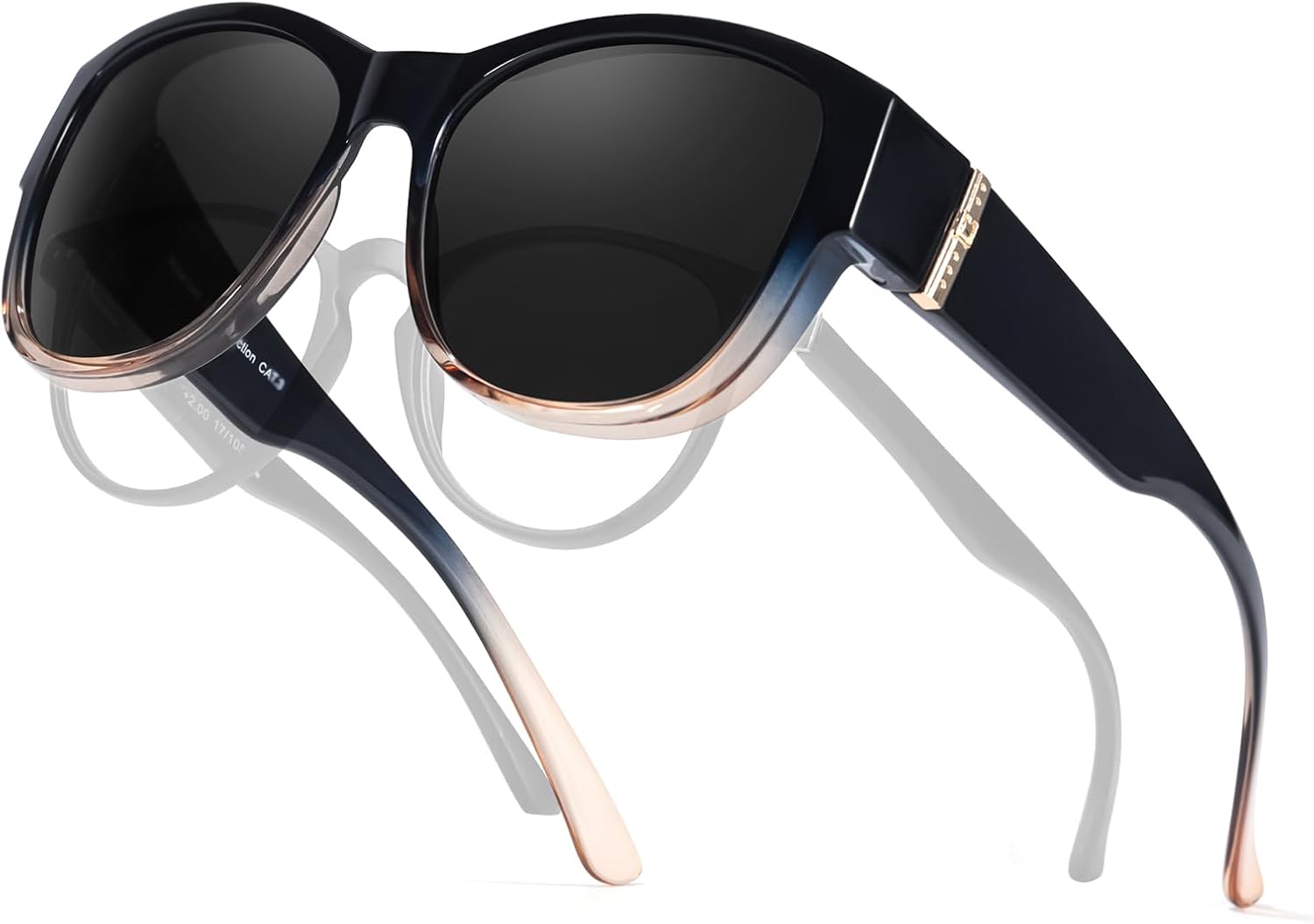 Поляризованные солнцезащитные очки TJUTR для женщин, обеспечивающие защиту от УФ-излучения, модные большие очки, которые можно носить поверх обычных очков, A4 Blue Brown/Grey
Поляризованные солнцезащитные очки TJUTR для женщин, обеспечивающие защиту от УФ-излучения, модные большие очки, которые можно носить поверх обычных очков, A4 Blue Brown/Grey