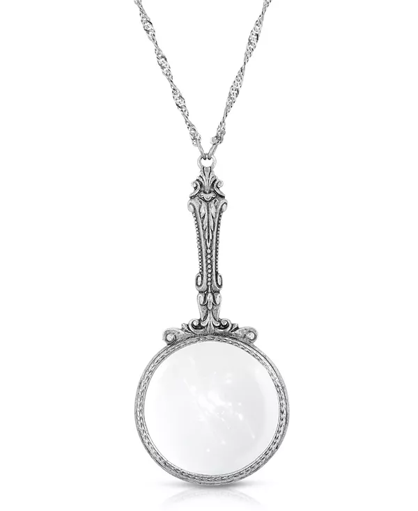 Ожерелье с подвеской-лупой золотистого оттенка, 28 дюймов 2028, silver
Ожерелье с подвеской-лупой золотистого оттенка, 28 дюймов 2028, silver