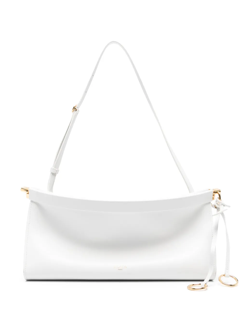 Сумка на плечо Le Click East West среднего размера Alaïa, белый 
Сумка на плечо Le Click East West среднего размера Alaïa, белый