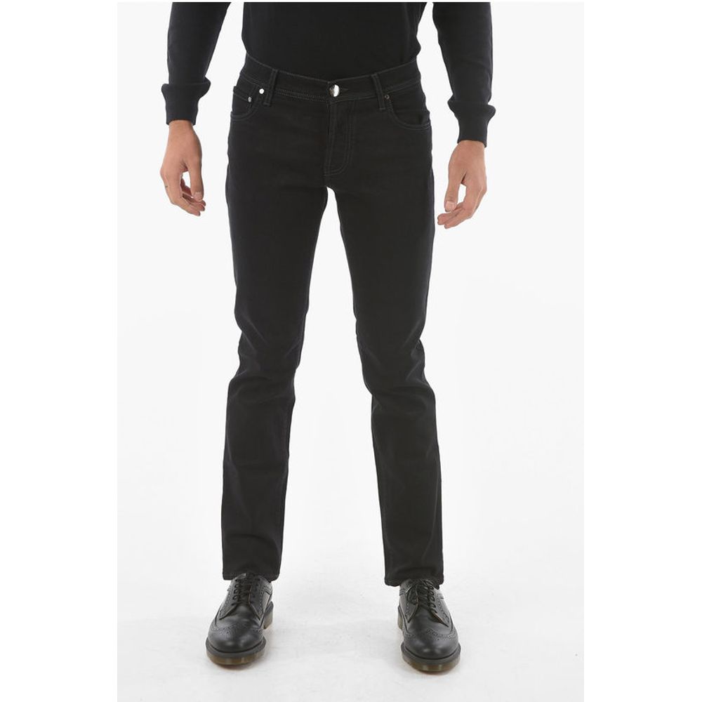 ID LUXURY DENIM 5 карманов эластичные хлопковые джинсы Corneliani, Black
ID LUXURY DENIM 5 карманов эластичные хлопковые джинсы Corneliani, Black