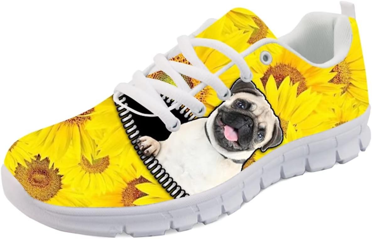 Кроссовки Forchrinse Sunflower унисекс для бега, женские и мужские, мягкие для ходьбы и бега, повседневные, для спортзала, спортивные, Sunflower Pug
Кроссовки Forchrinse Sunflower унисекс для бега, женские и мужские, мягкие для ходьбы и бега, повседневные, для спортзала, спортивные, Sunflower Pug