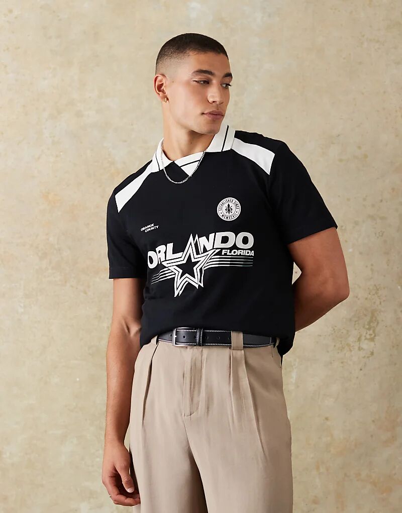 Поло ASOS DESIGN с городским принтом черного цвета, Черный, Поло ASOS DESIGN с городским принтом черного цвета
Поло ASOS DESIGN с городским принтом черного цвета, Черный, Поло ASOS DESIGN с городским принтом черного цвета