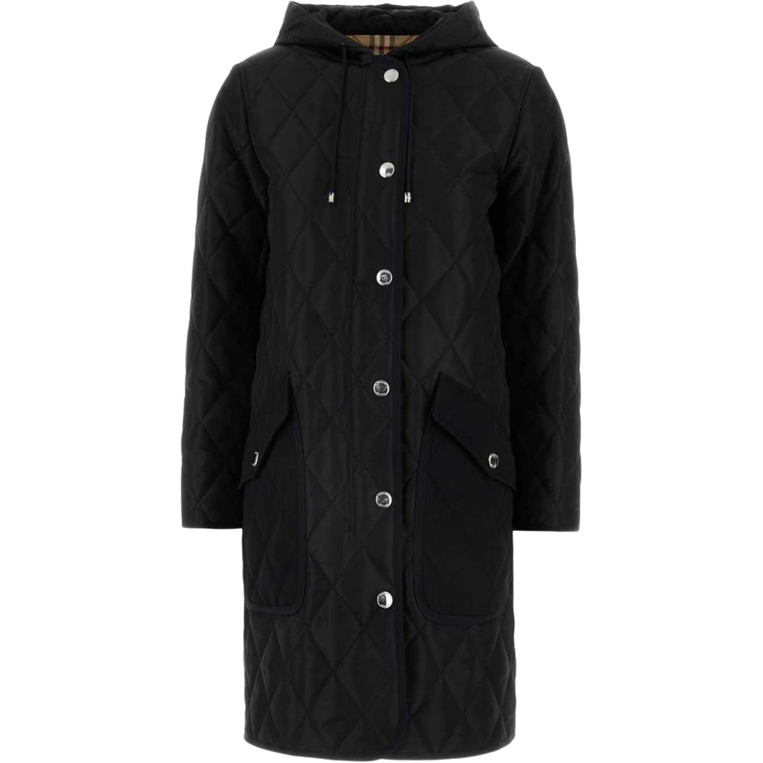 Burberry Стеганая куртка с капюшоном, Black
Burberry Стеганая куртка с капюшоном, Black