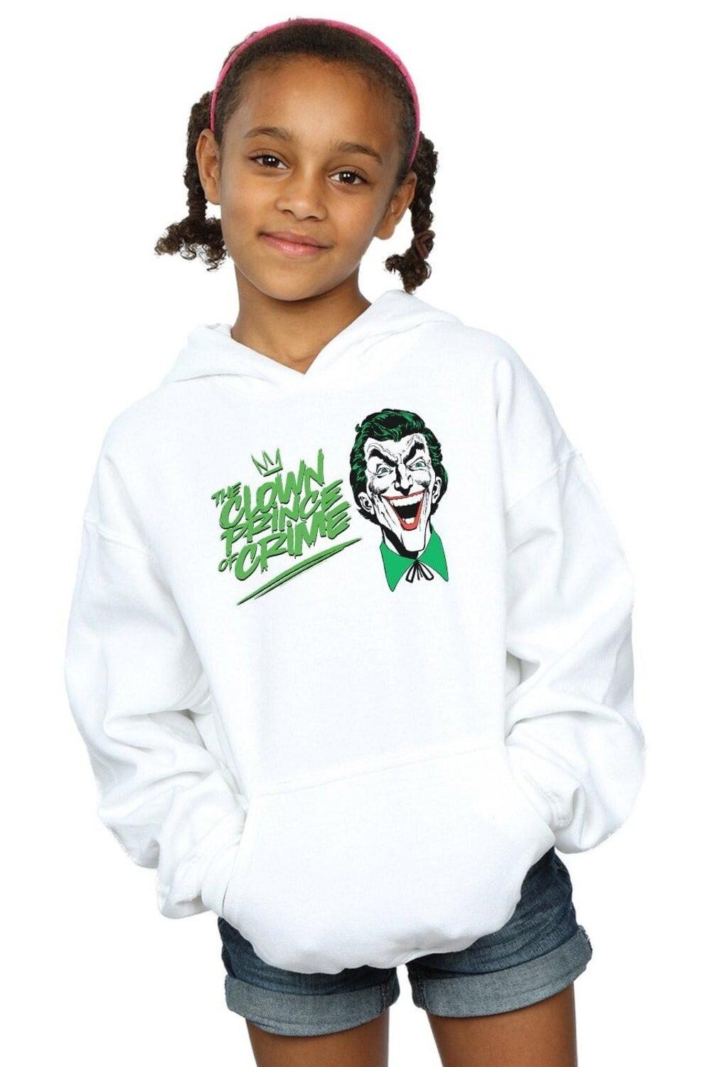 Толстовка с капюшоном «Бэтмен Джокер», «Клоун-принц преступности» DC Comics, белый
Толстовка с капюшоном «Бэтмен Джокер», «Клоун-принц преступности» DC Comics, белый