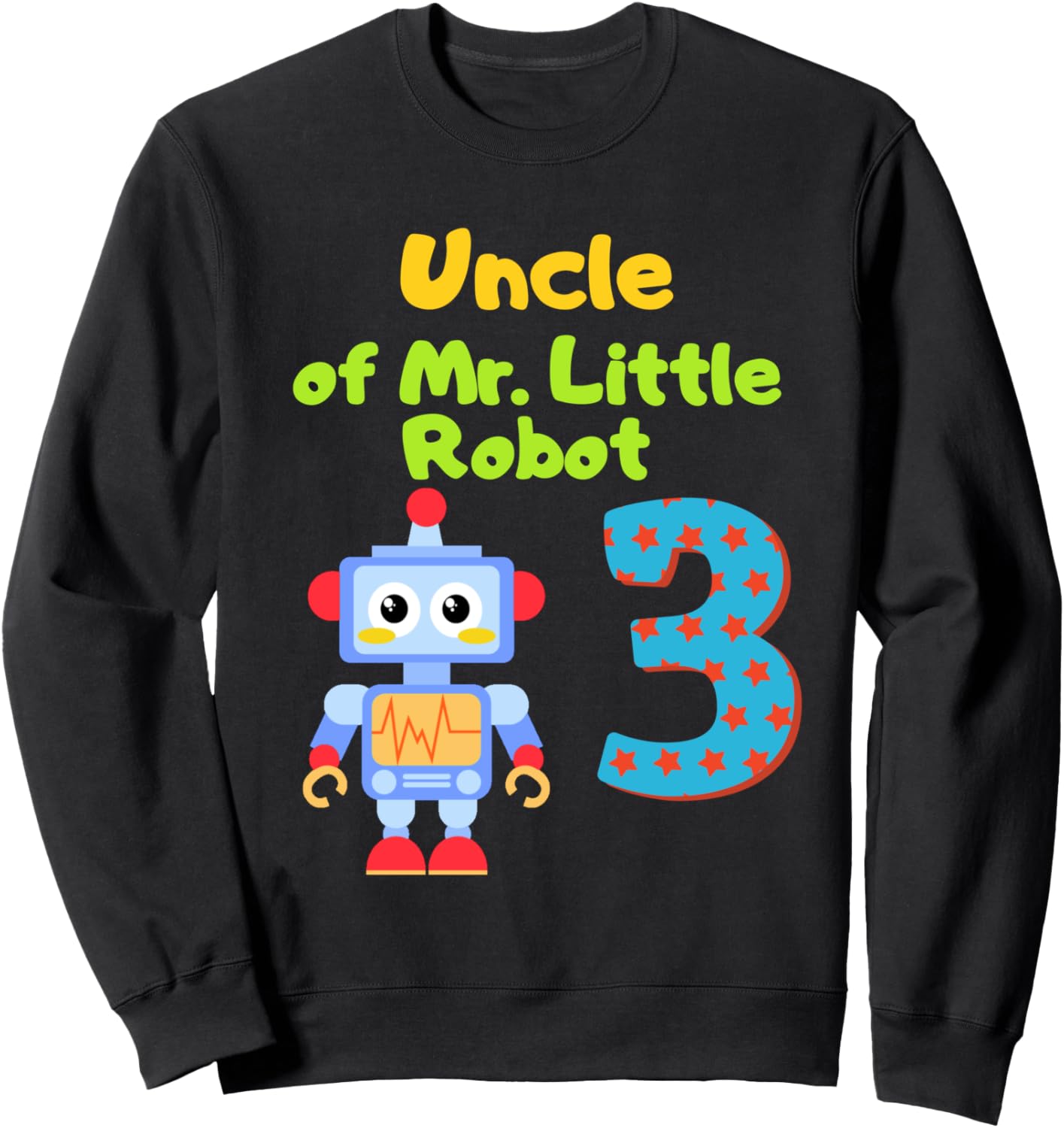 Толстовка с надписью «Дядя Маленького Робота - Три Шестеренки» для семейной вечеринки в честь 3-летия Family Look Robot Theme Outfit Decoration Gifts, черный
Толстовка с надписью «Дядя Маленького Робота - Три Шестеренки» для семейной вечеринки в честь 3-летия Family Look Robot Theme Outfit Decoration Gifts, черный
