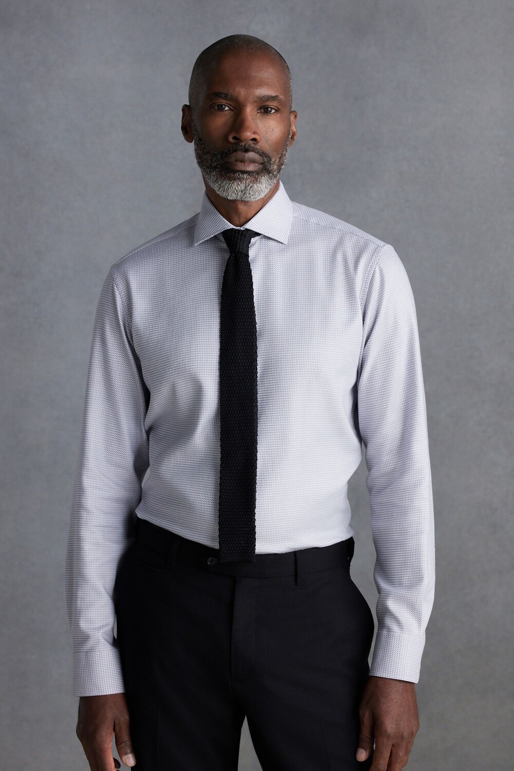 Фирменная фактурная рубашка из 100% хлопка узкого кроя с одним манжетом Next, серый
Фирменная фактурная рубашка из 100% хлопка узкого кроя с одним манжетом Next, серый