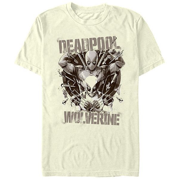 Мужская футболка с принтом Deadpool и Wolverine Target Buddies Marvel
Мужская футболка с принтом Deadpool и Wolverine Target Buddies Marvel