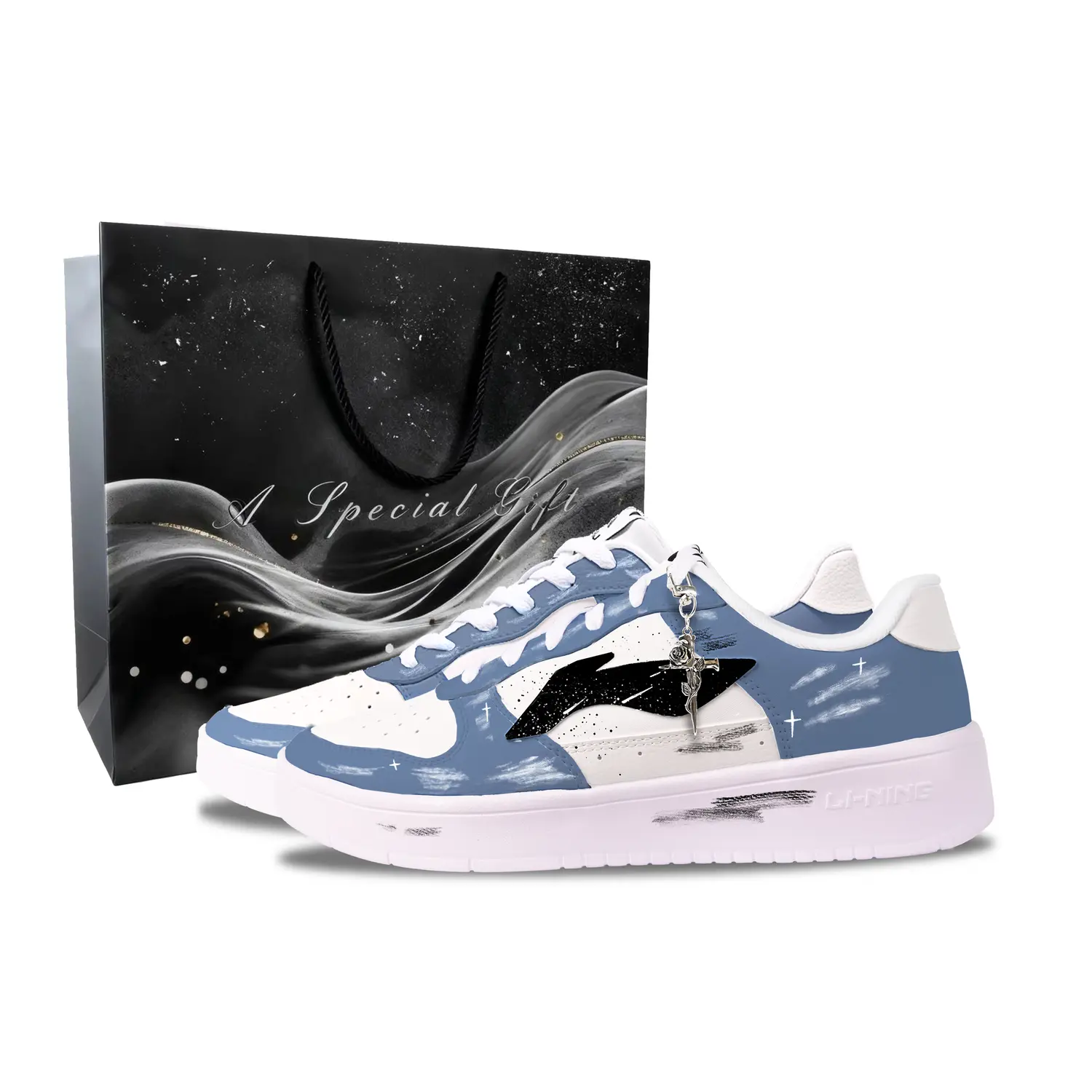 Мужские низкие скейтбордные кроссовки Li Ning для плавучей лодки, с термоизоляцией и увеличенной высотой, синего цвета
Мужские низкие скейтбордные кроссовки Li Ning для плавучей лодки, с термоизоляцией и увеличенной высотой, синего цвета