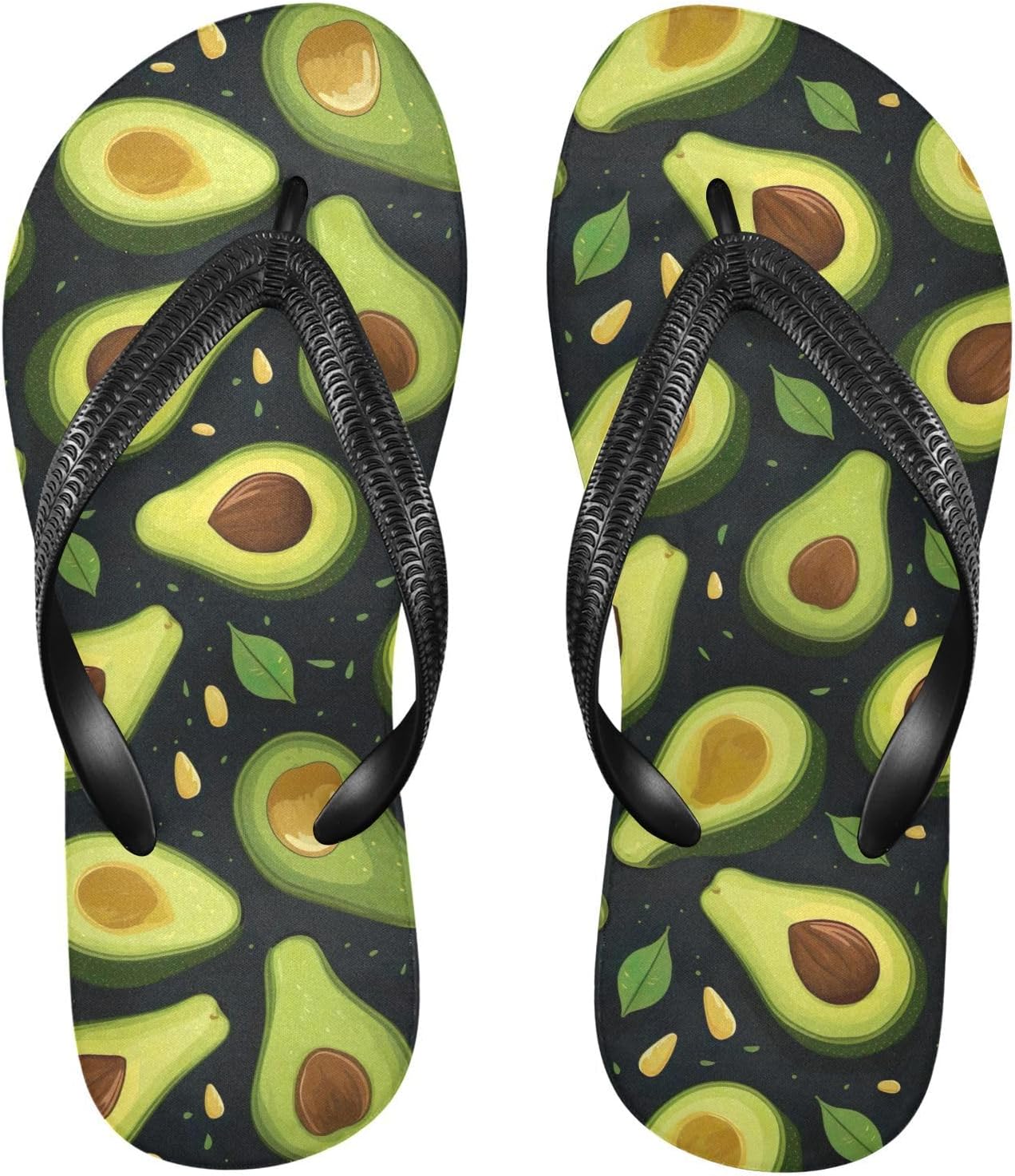 SPRIPORT Зеленые авокадо Фрукты Слим Шлепанцы для женщин и мужчин Удобные повседневные вьетнамки с амортизирующей подошвой Нескользящая резиновая подошва Для ванной, душа, пляжа, летней прогулки
SPRIPORT Зеленые авокадо Фрукты Слим Шлепанцы для женщин и мужчин Удобные повседневные вьетнамки с амортизирующей подошвой Нескользящая резиновая подошва Для ванной, душа, пляжа, летней прогулки