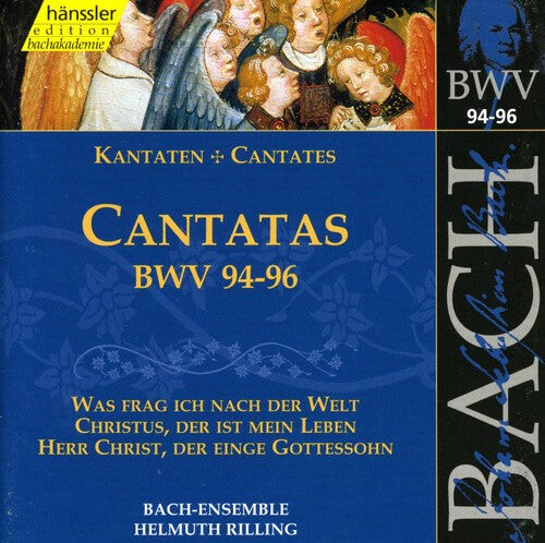 CD диск Bach / Bach-Ensemble, Rilling: Sacred Cantatas BWV 94-96
CD диск Bach / Bach-Ensemble, Rilling: Sacred Cantatas BWV 94-96